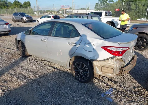 2014 Toyota Corolla S Plus из США, поврежденный, VIN 2T1BURHEXEC038902